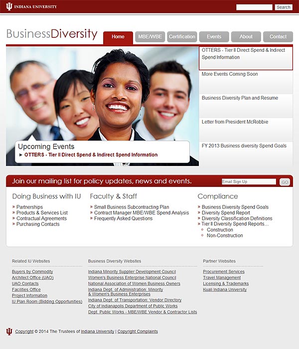 Business Diversity Website